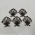 Factory Stamping Parts Craft Iron Flower Leaf Gate Iron Parts Floor Villa Flower Factory Wholesale