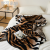 Half Velvet Blanket Sofa Cover Cover Blanket Nap Blanket Tiger Pattern Blanket Thickening Warm About Pate 130*160