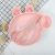 Wheat Straw Children's Cartoon Tableware Pig Tableware Spork Disk Set Cross-Border Environmental Protection Degradable