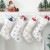 2022 New Christmas Pendant Sequin Bronzing Snowflake Plush Christmas Socks Gift Bag Christmas Decorations