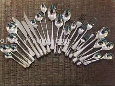 Stainless Steel Tableware, Stainless Steel Knife, Fork and Spoon, Stainless Steel Spoon