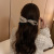 Barrettes Female Side Clip Number Korean Bow Pearl Grace Back Head Fringe Clip Wholesale