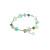 INS Internet Influencer Fairy Vacation Style Bracelet Women's Korean-Style New Green Crystal Bracelet Shell Flower Hand Jewelry