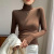 Turtleneck Bottoming Shirt Women's Inner Thin Bandage Dress Tight Western Style 2022 New Autumn Winter and Spring Long Sleeve Korean Style Super Popular Ins