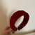 Korean Style Elegant Red Velvet Bow Pearl Barrettes Spring Clip Retro High Sense Head Clip Side Clip Hair Accessories