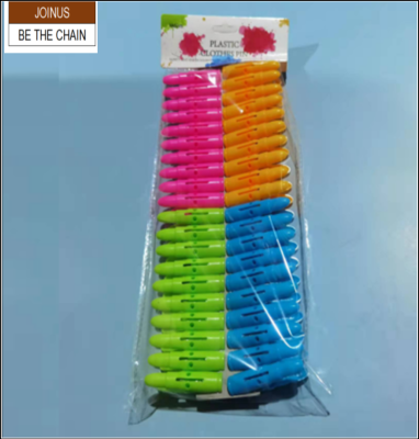 PLASTIC CLOTHES PIN  40PCS/PACK 5.8CM AF-3902-3