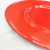 Melamine Dish Commercial Plastic round Deep Plates Buffet Red and Black Big Plate Chicken Plate Fast Food Plate
