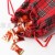 Amazon Hot Gift Bag Christmas Drawstring Bag Drawstring Bag Candy Bag Wholesale Linen Plaid Bag Candy Bag