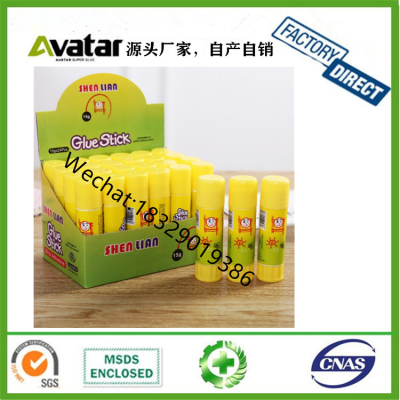 SHEN LIAN Glue Stick Custom brand logo cheap factory price stick glue washable solid glue with good quality