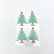 Customized Christmas Decoration Acrylic Gem Sticker Christmas Tree Bell Snowman Bow Tie Bright Crystal Sticker Mobile Phone