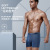 Men's Underwear Men's Modal Lengthened Anti-Wear Leg Boxers Long Leg Running Boxed Boxers