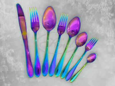 Stainless Steel Tableware Knife, Fork and Spoon Spoon Large Fork Spoon Small Fork Coffee Spoon Ice Spoon Table Knife