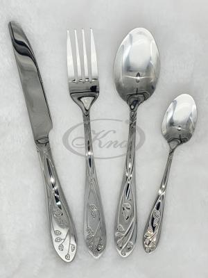 Stainless Steel Western Tableware Hotel Supermarket Creative Knife, Fork and Spoon Dessert Spoon Fork