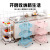 Foreign Trade Dedicated Kitchen and Bathroom Floor-Type Multi-Tier Movable Storage Rack Trolley with Wheels
