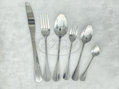Stainless Steel Tableware Hotel Supermarket Creative Knife, Fork and Spoon Dessert Spoon Coffee Spoon Stirring Spoon