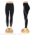 Yoga Pants Women Line Offset Printing High Waist Leggings Fitness Pants Skinny Ankle-Length Pants Running Workout Pants