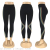 Yoga Pants Women Line Offset Printing High Waist Leggings Fitness Pants Skinny Ankle-Length Pants Running Workout Pants