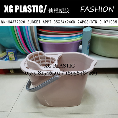 mop bucket simple style portable water bucket household cleaning bucket cheap price mop bucket plastic bucket hot sale