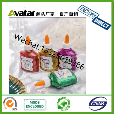 Art 100ml Bottled Liquid Safe Best Crafts Washable Color Wholesale Glitter Glue For Crafting