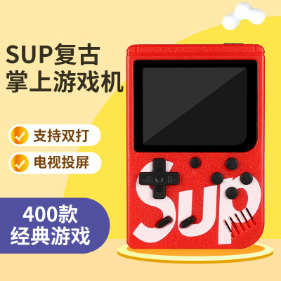 Handheld Game Machine Sup Double Play Nostalgic Retro Classic FC Built-in 400-in-One Portable Mini Children's Foreign Trade
