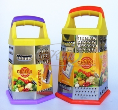 Stainless Steel 8-Inch 9-Inch Two-Color Portable Six-Sided Planer Chopper Fruits and Vegetables Slicer