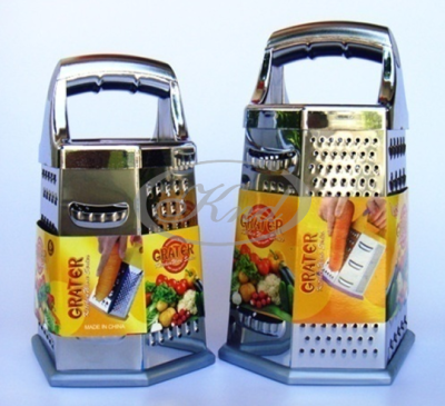 Stainless Steel8#9# Silver-Plated Portable Six-Sided Planer Multi-Functional Planer Chopper Fruits and Vegetables Slicer