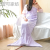 Flannel Sleeping Bag Brush Flower Mermaid Blanket 60 * 140cm Fishtail Children Sleeping Bag Thickened 280gsm Custom