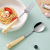 304 Stainless Steel Cartoon Cute Pet Tableware Spoon Fork Cute Dinosaur Pink Rabbit Children Household Eating Small Spoon