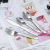 304 Stainless Steel Children's Knife, Fork and Spoon Four-Piece Set Maternal and Infant Store Western Tableware Cartoon Pattern Gift Souvenirs