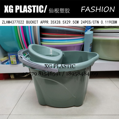 Plastic Mop Bucket Portable New Fashion Bucket Durable Floor Mop Bucket Practical Home Cleaning Water Bucket Hot Sales