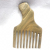 SOURCE Direct Sales Natural Log Green Sandalwood Plug Hair Comb Updo Curly Hair Perm Deep Tooth Wide Tooth Comb