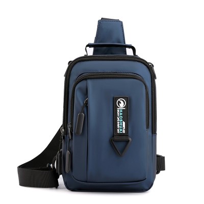 Foreign Trade Wholesale New Men's Messenger Bag Outdoor Leisure Shoulder Bag Fashion Chest Bag Korean Backpack One Piece Dropshipping