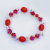 New Creative DIY Artificial Crystal String Beads Bracelet Jewelry Shop Supply Factory Direct Sales Glass Beads Bracelet