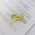 1 Summer Fresh Resin Color Iridescent Transparent Bow Barrettes Hair Ring Material Earrings Earring Accessories