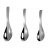 304 Stainless Steel Children Spoon Thick Short Handle Spoon Household Eating Soup Spoon Tableware Court Spoon Spoon Spoon round Bottom Spoon
