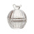 Yx Roman Glass Jar Exquisite Embossed Bird Butterfly Small Candy Box Wedding Jewelry Storage Jar