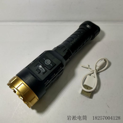 Super Bright Mini Portable Power Torch Cob Rechargeable Flashlight