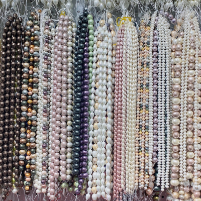 Nanyang Shell Loose Pearl Beads DIY Ornament Accessories round Bead Mix Bead Multi-Color Shell Pearl Wholesale