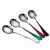 Stainless Steel Spoon Long Handle Soup Spoon Household Small round Spoon Creative Spoon Thickened Spoon Tableware Meal Spoon Dessert Spoon