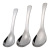 304 Stainless Steel Spoon Children Spoon Household Tableware Small round Bottom Spoon Thickened Student Rice Spoon Soup Spoon Court Spoon