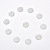Silver-Plated Background Starry Rhinestone round Resin Drill Button Stick-on Crystals DIY Resin Small Bump Stick-on Crystals Diamond Wholesale