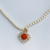 Korean Design Sense Stylish Elegant Necklace Female Fashion Jeweled Pendant Simple Graceful Goddess Clavicle Chain