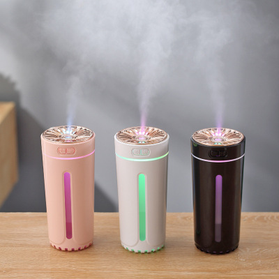 USB Phantom Cup Air Humidifier Mute Portable Colorful Night Lamp Car Humidifier Color Light Cup Custom Gift