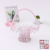 INS Style Creative Hydroponics Glass Texture Flower Vase Colored Glass Vase Modern Minimalist Pink Cabas Vase