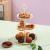 S02 European-Style Multi-Layer Fruit Plate Fashion Three-Layer Cake Stand Plastic Double Layer Fruit Pot Fruit Basket