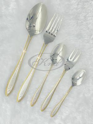 Stainless Steel Non-Magnetic Western Tableware Steak Knife and Fork Spoon High Quality Restaurant Hotel Supplies