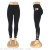 New Yoga Pants Color Offset Printing Women's High Waist Leggings Cropped Pants Skinny Running Sports Pants Fitness Pants