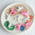 Korean Style Fresh Handmade Earrings Cute Resin Acrylic Pink Pony DIY Earring Accessories