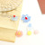 Japanese Style New Summer Acrylic-Based Resin Flower Blue Flower Asymmetric Earrings Earring Material Accessories