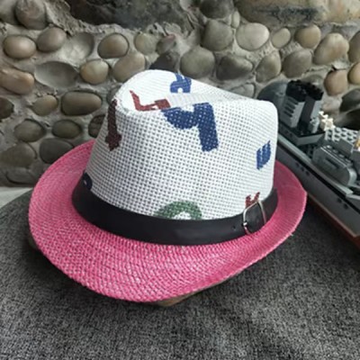 Summer Korean Style Children's Top Hat Sun Hat Fedora Hat Hip-Hop Cap Girls Boys Dancing Hat